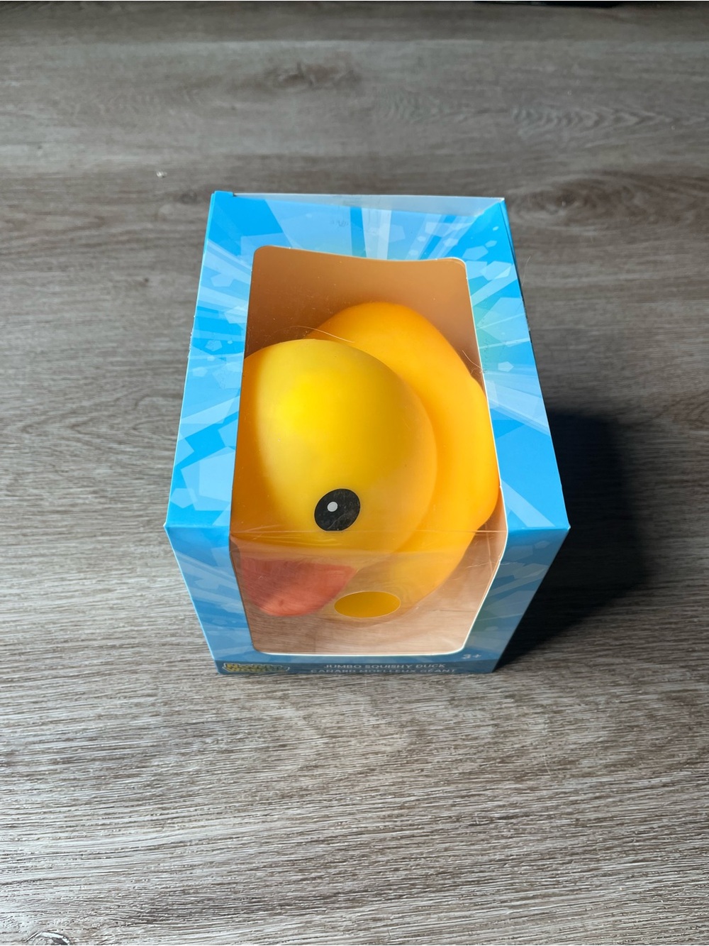 Yellow jumbo duck squishy BNIB